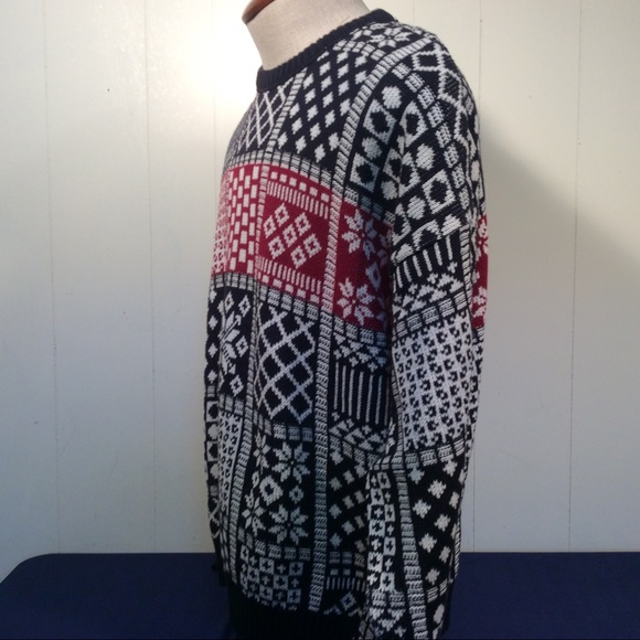 Vintage Jantzen mens crewneck sweater size large made in USA - Picture 5 of 8